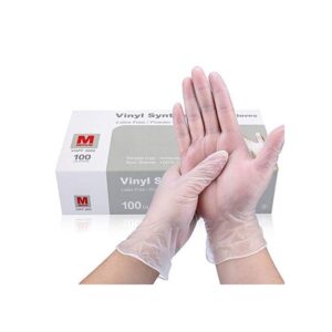 Basic Medical Clear Vinyl Exam Gloves