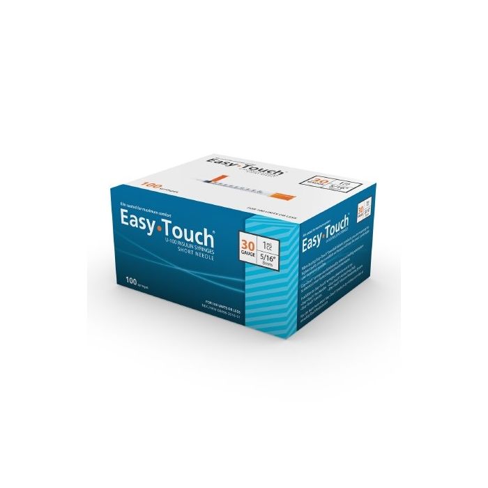 EasyTouch Insulin Syringe 1mL 30 Gauge