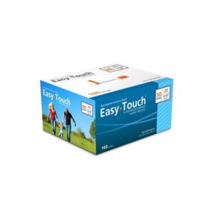 EasyTouch U-100 Insulin Syringe with Fixed Needle Tip